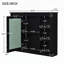 Armoire de salle de bain murale polyvalente avec plusieurs tablettes et un design élégant