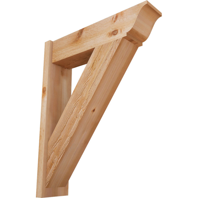 Persienne traditionnelle en bois rustique, P 30 po x H 38 po, Cèdre rouge de l'Ouest de 8 po (sciage brut)