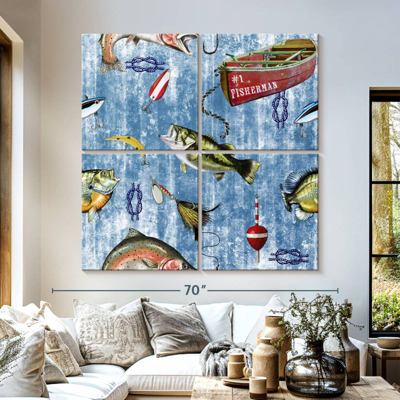 Senne Fisherman, 57" H x 57" W