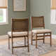 Donner Foldable Cane Back Dining Chair