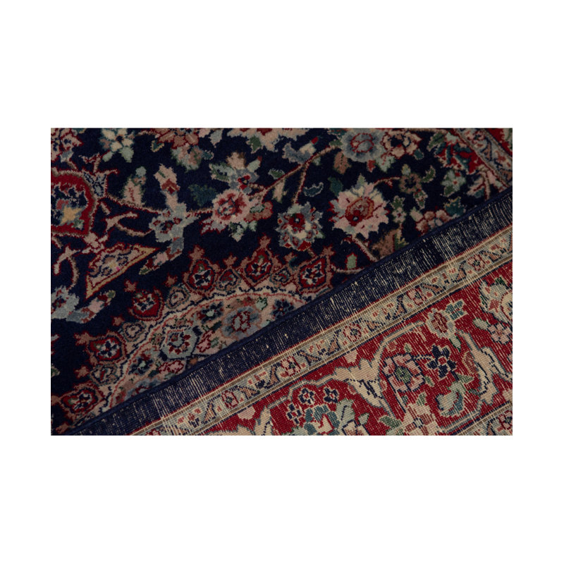 Hand-Knotted High-Quality Navy Area Rug