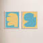 Blue Study. Set of 2 by Michael Kempen - 2 Piece Single Picture Frame Print Set-467335611-467335615