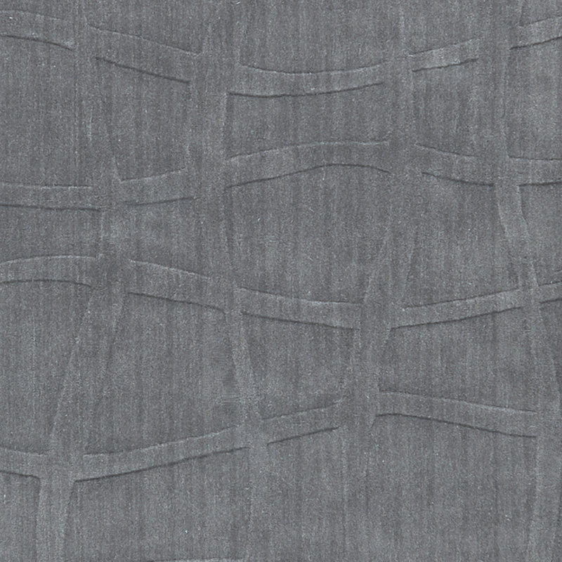 Sculpture Wool Geometric Indoor Rug, Square 1'6"