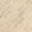 Carreau de mosaïque de plancher et de mur en porcelaine polie 12 po x 12 po Azira-40590146