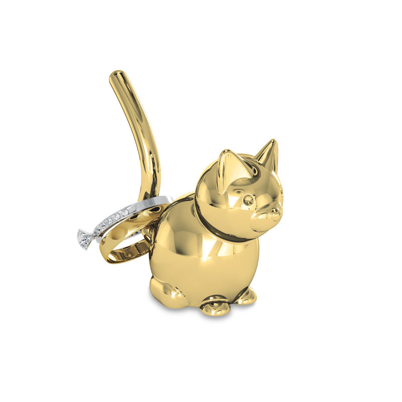 Porte-bague pour chat Zoola, Laiton