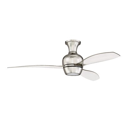 52"" Bordeaux 3 - Blade LED Propeller Ceiling Fan with Wall Control and Light Kit Included -  Craftmade, BRD52PLN3