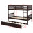 Detachable Wood Bunk Bed With Trundle, Converts To Two Beds, Space-Saving Design-1699227286