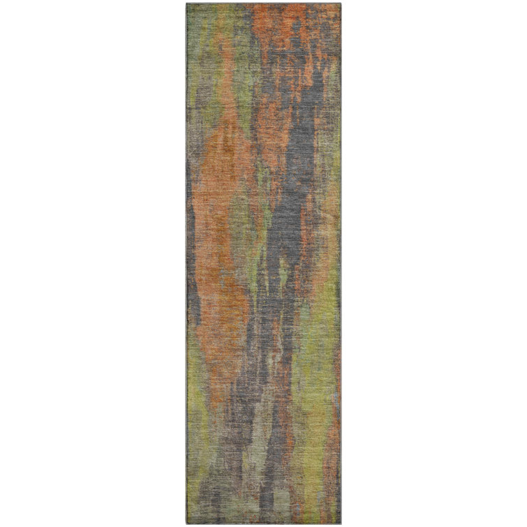 Premium Machine Washable Lampkins AMF1648 Abstract Rug