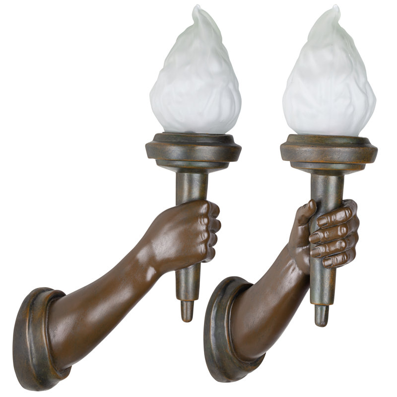 French Neoclassical 2-Piece Plug-in Armed Sconces