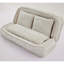 Nouveau lit double pour chien paresseux pour faire la sieste et regarder la télévision très grand canapé de plancher 2 en 1 chenille beige vidéo fournie lecture 5 positions réglables-130844857