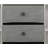 Rustic Gray & Weathered White Finish Server