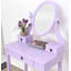 Ensemble coiffeuse et tabouret de maquillage Moniys-634910862