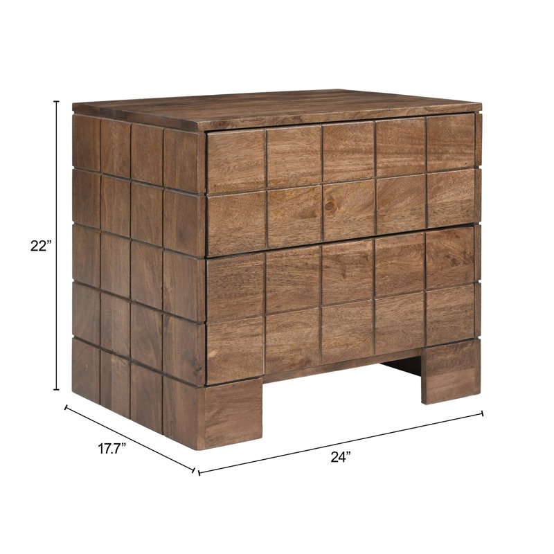 Michiel Modo Nightstand Walnut