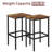 Eva-Maria Counter Stool with Metal Frame (Set of 2)