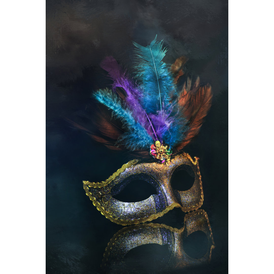 Leinwandbild Masquerade Venetian Carnival Mask