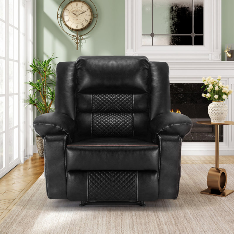 Manuel du fauteuil inclinable de massage en cuir PU, Noir, noir, noir, noir