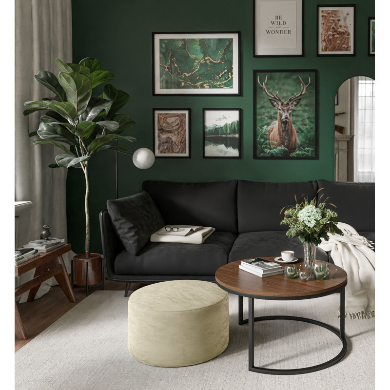 Harmann Frame Coffee Table, Stirling Oak
