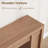 Modern 70.8" Console Table – Thick Wood Design for Entryway, Behind Sofa & Hallway-1355230046