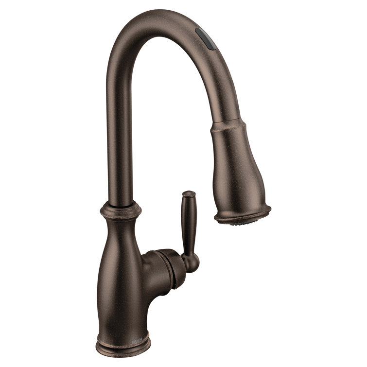 Brantford Smart Touchless  Single Handle Kitchen Faucet with Power Boost and Power Clean and with Accessories