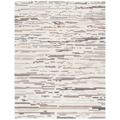 Kebbie Hand Tufted Wool Pile Abstract Rug