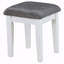 Coiffeuse avec éclairage et tabouret Elijah