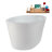 60" Streamline Soaking Glossy White Freestanding Tub and Tray With Internal Drain-108298464