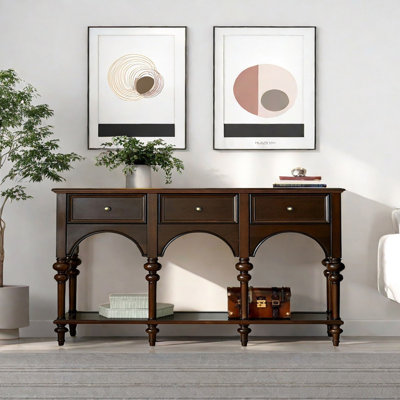 Retro Minimalist Console Table