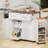 47.2" Farmhouse Kitchen Island With Drop Leaf-1329274925