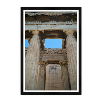 Ancient Temple Entrance Framed Photographic Print