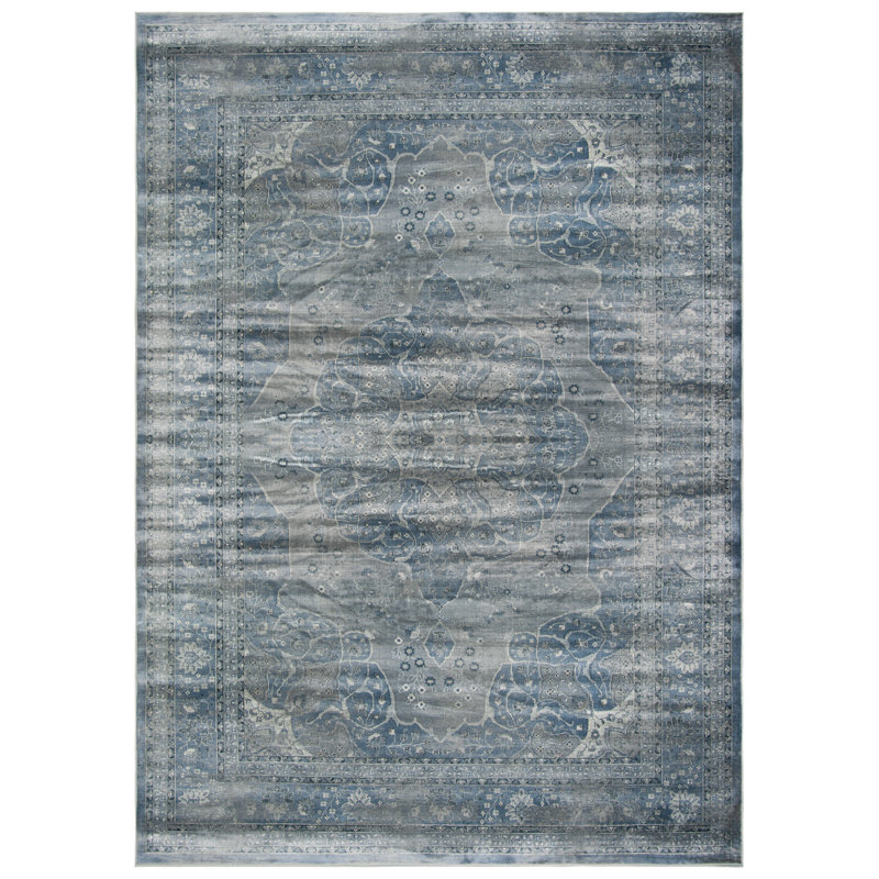 Tapis oriental performance rétro Mancia, Rectangle 5 pi 1 po x 7 pi 6 po