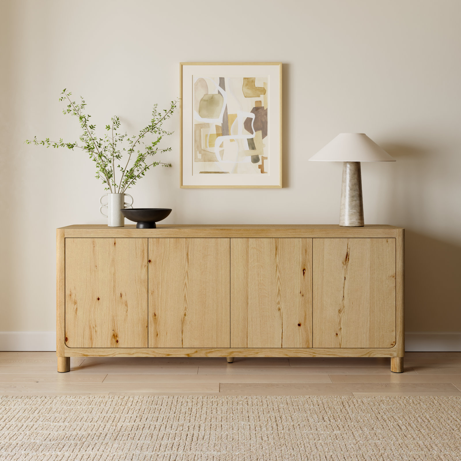 Lowell 80" Sideboard, Natural