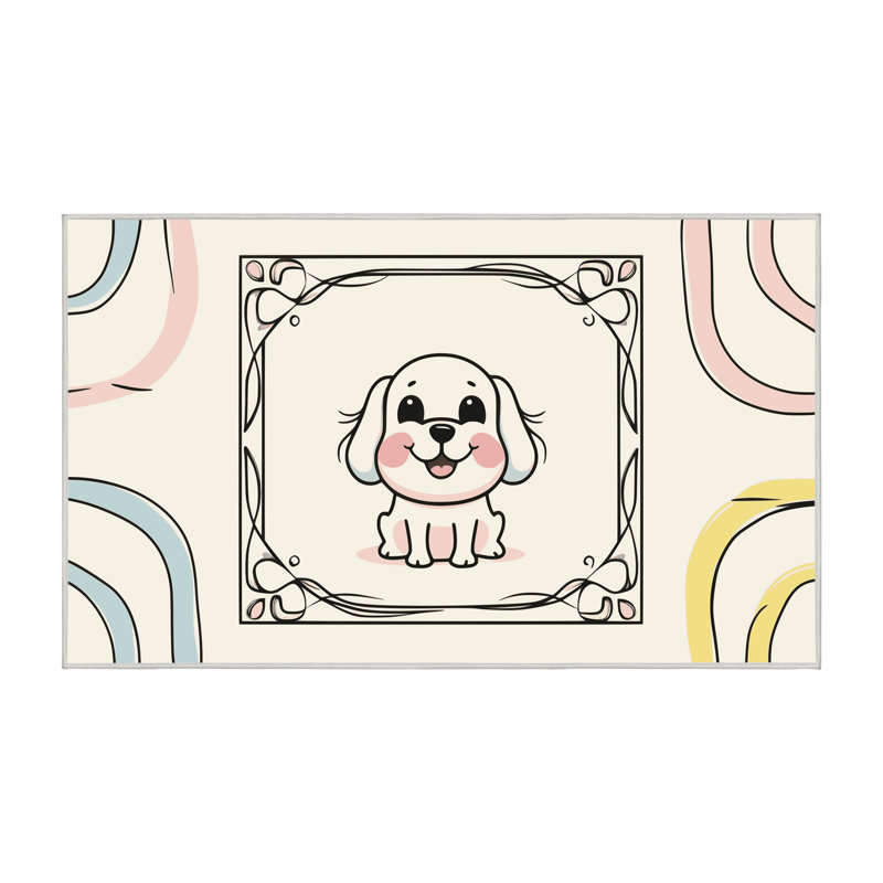 Tapis pour enfants East Urban Home, Rectangulaire 3 pi x 5 pi