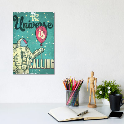 Cosmos IX 1 Piece Wrapped Canvas Wall Art