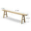 Lily's Living Vintage Noodle Bench, Weathered Natural Wood Finish -830513444