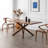 Nordic style solid wood rectangular dining table-111011272