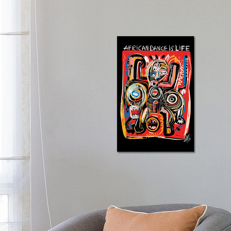 African Dance Is Life by Emmanuel Signorino - Wrapped Canvas Print, 66.04 cm H x 45.72 cm W x 1.91 cm D