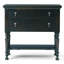 2 - Drawer Solid Wood Nightstand in Ebony