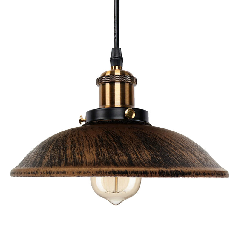 Grubbs 1 - Light Dome Pendant, Brushed Copper
