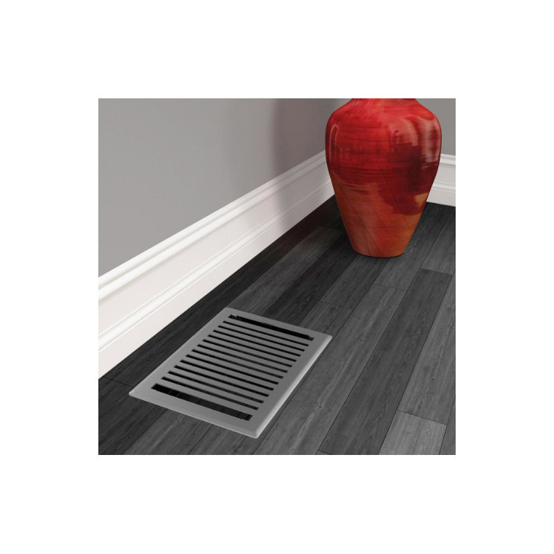 Registre de plancher Imperial Montezuma, Granit gris, L 6 po x L 10 po