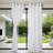 Double Layer Curtains 2-Pack - Sheer & Blackout Room Darkening Panels With Grommet Top For Energy Efficiency, 100% Polyester-802587175-802587231