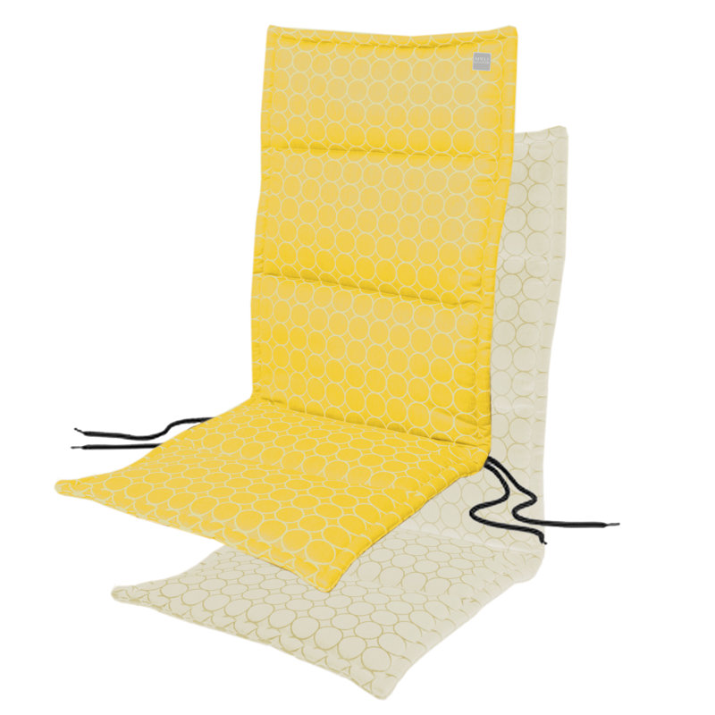 Sun Lounger Cushion, Yellow