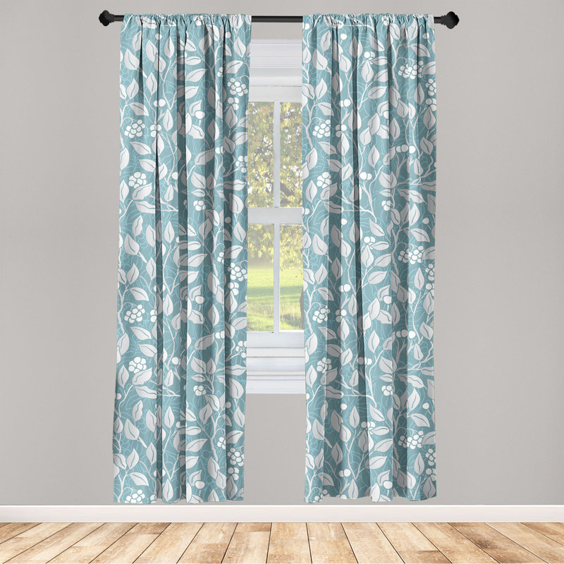Semi Sheer Curtain Pair, 28" W x 95" L