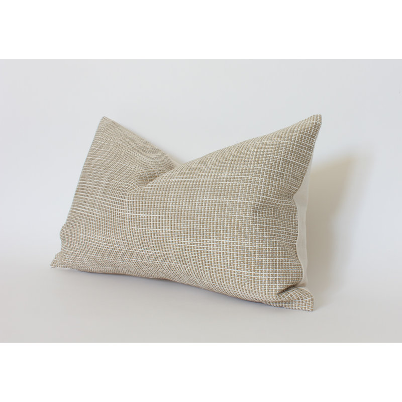 Textured Cotton Blend Reversible Pillow Cover