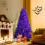 Arbre de Noël en pin noir 72 po avec 250 lumières DEL Costway