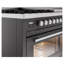 ILVE Professional Plus II 48 cuisinière à double combustible, 8 brûleurs scellés, plaque chauffante (graphite mat)-192050348-192050349