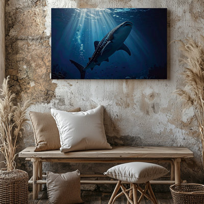 Toile majestueuse avec requin baleine