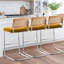 Tabouret de bar et de comptoir en velours Georgios-1317367745-1325310140