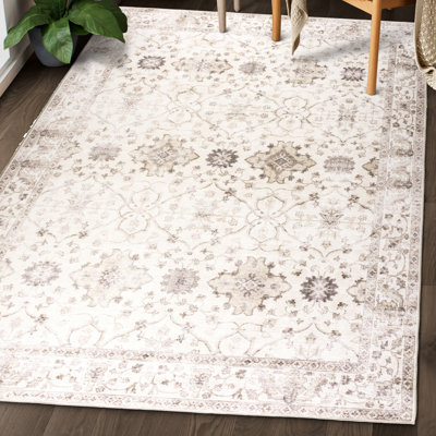 Tapis lavable à la machine Nainika Bev