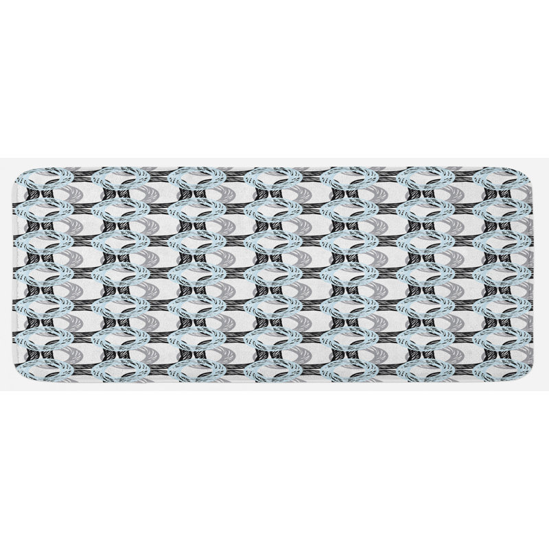 Modern & Contemporary Synthetic Kitchen Mat