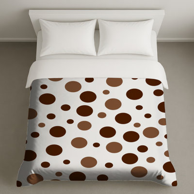 Housse de couette à pois moderne
